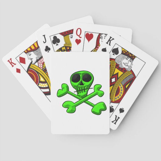 Schedel Pokerkaarten (Achterkant)