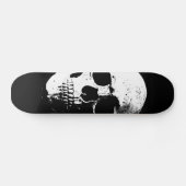 Schedel pop Art retro look Persoonlijk Skateboard (Horizontaal)