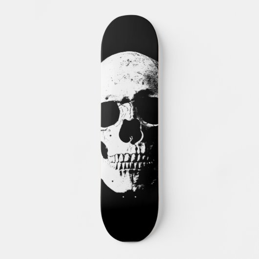 Schedel pop Art retro look Persoonlijk Skateboard (Voorkant)