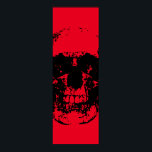 Schedel Pop Art Rood Zwart Poster<br><div class="desc">Fantasy Art Skull Skeleton - Blue & Paarse Tones Heavy Metal Punk Rock College Pop Art Afbeelding</div>