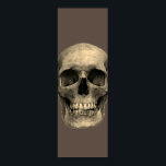 Schedel Pop Art Sepia Retro Poster<br><div class="desc">Fantasy Art Skull Skeleton - Blue & Paarse Tones Heavy Metal Punk Rock College Pop Art Afbeelding</div>