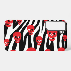 Schedel Pop Zebra Samsung Galaxy Hoesje