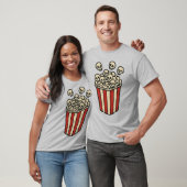 Schedel Popcorn Box Sticker T-shirt (Unisex)
