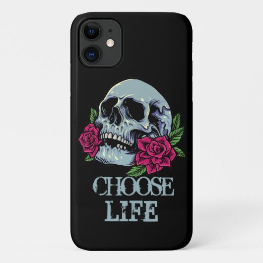Schedel POSITIEVE WOORDEN Case-Mate iPhone Case (Achterkant)