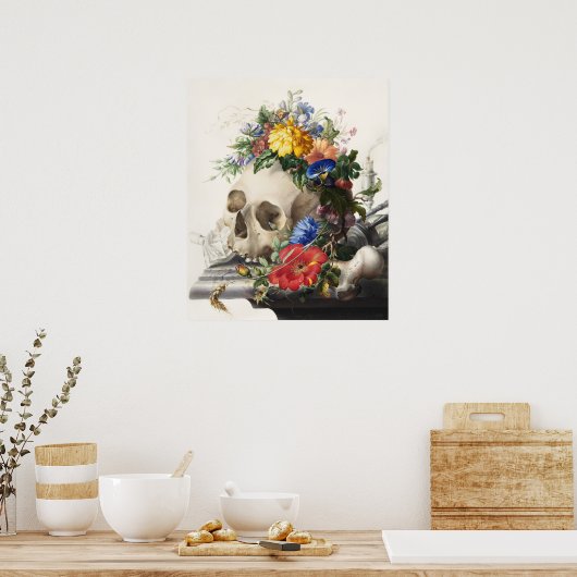  schedel poster (Keuken)