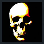 Schedel Poster Print - Fantasy Punk Rock Pop Art<br><div class="desc">Skull Poster Print - Fantasy Art Afbeeldingen - Punk Rock Pop Art</div>