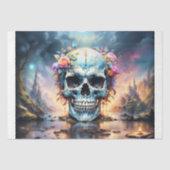 Schedel Prachtig - Decoupage - Tissuepapier (Voorkant)