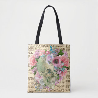 Schedel Print Canvas tas Uniek Patroon Mooie Stijl