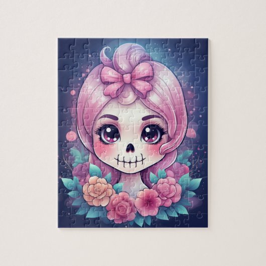 Schedel Puzzel Leuk (Verticaal)