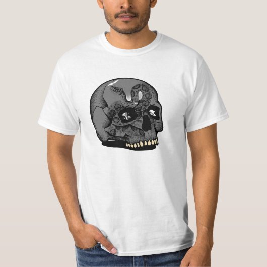 Schedel Rebel Straatcultuur T-shirt (Voorkant)
