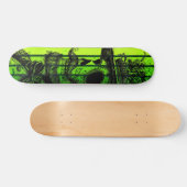 schedel: Ride met Retro Rebel Style Persoonlijk Skateboard (Horizontaal)