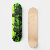 schedel: Ride met Retro Rebel Style Persoonlijk Skateboard (Voorkant)