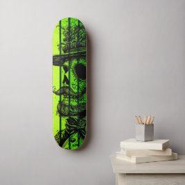  schedel: Ride met Retro Rebel Style Persoonlijk Skateboard