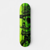schedel: Ride met Retro Rebel Style Persoonlijk Skateboard (Voorkant)