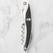 Schedel Roestvrij staal look Kurkentrekker (Voorkant)