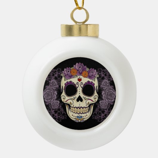 Schedel & Roos Ball/Sneeuwvlok Ornament (Voorkant)