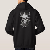 Schedel Roos en Slang Hoodie (Achterkant)