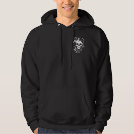 Schedel Roos en Slang Hoodie