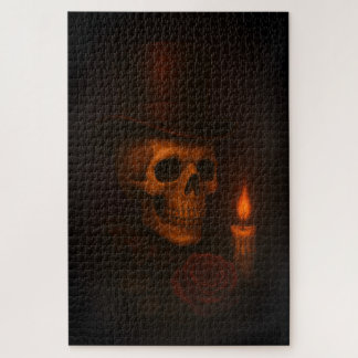 Schedel, Roos & Kaars Puzzel – Dark Elegance Serie