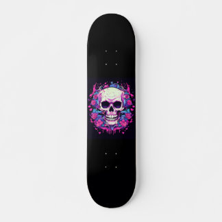 Schedel Roze Rozen Persoonlijk Skateboard