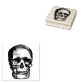  schedel rubberstempel (Gestempeld)