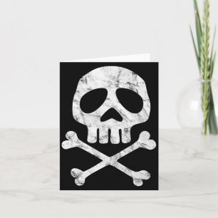 Schedel Ruimtepiraat Kapitein Feest Halloween Dag  Kaart