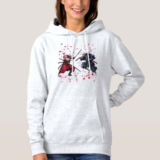 Schedel Samoerai Duël Hoodie (Voorkant)