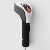 Schedel Samoerai Masker Golfheadcover (Schuin)