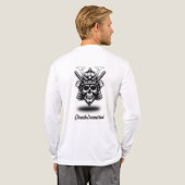 Schedel -Samurai T-shirt (Achterkant)