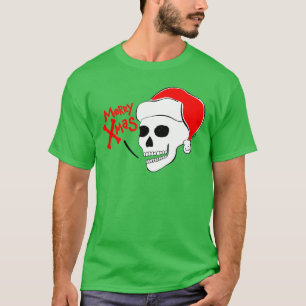 Schedel Santa Merry Xmas T-shirt