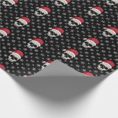 Schedel Santa Wrapping Papier (Hoek)