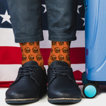  schedel Scary Copper Oranje Gothic Halloween