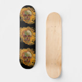 schedel schilderen door Van Gogh Persoonlijk Skateboard (Voorkant)