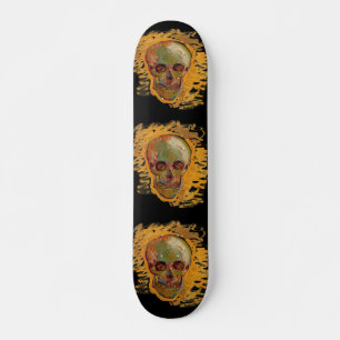 schedel schilderen door Van Gogh Persoonlijk Skateboard