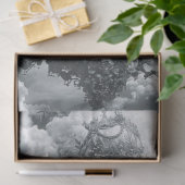 Schedel schip Pirate World Decoupage Tissuepapier (Geschenk)