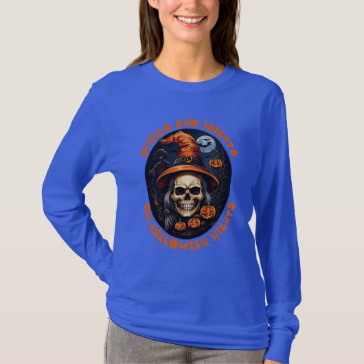 Schedel Shirt | Halloween Cadeaus | Halloween (Voorkant)
