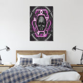 schedel Sigils en zegels Canvas Afdruk (Insitu (Slaapkamer))