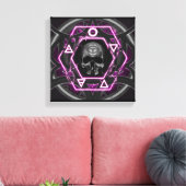 schedel Sigils en zegels Canvas Afdruk (Insitu (Woonkamer))