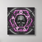 schedel Sigils en zegels Canvas Afdruk (Voorkant)