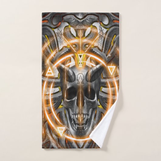 schedel Sigils en zegels VOL.2 Bad Handdoek (Handdoek)