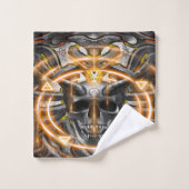 schedel Sigils en zegels VOL.2 Bad Handdoek (Wasdoekje)