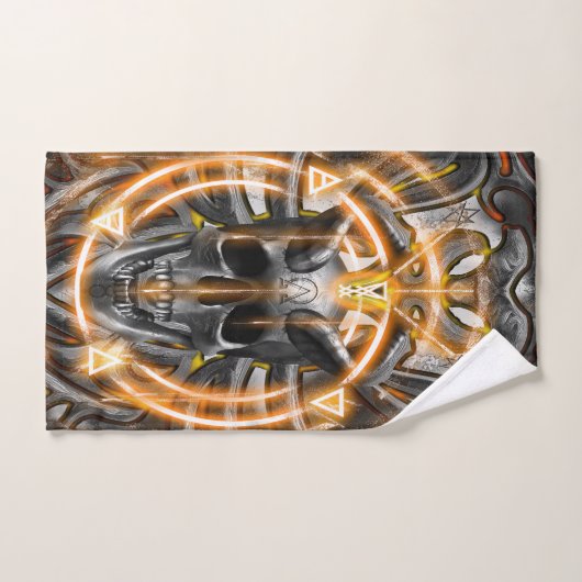 schedel Sigils en zegels VOL.2 Bad Handdoek (Handdoek)