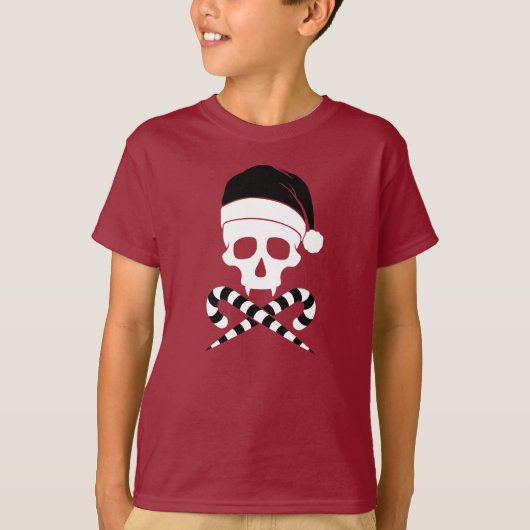  schedel Sinterklaas T-shirt (Voorkant)