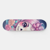 Schedel skateboard met een grappig ontwerp (Horizontaal)
