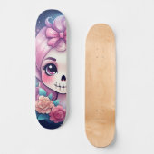 Schedel skateboard met een grappig ontwerp (Voorkant)