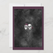 Schedel Skull Roos Tot de Dood Ons Scheidt Kaart (Achterkant)