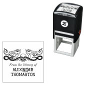 Schedel, Slang Botanische Bibliotheek Boeknaam Zelfinktende Stempel (In situ)