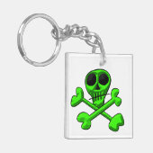 Schedel Sleutelhanger (Voorkant Links)