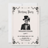 Schedel smoking kaart (Voorkant)