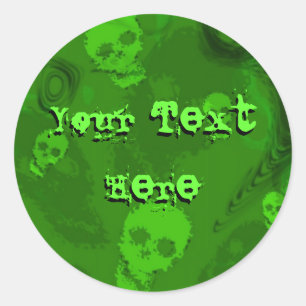 Schedel Specters 'Jouw tekst' sticker
